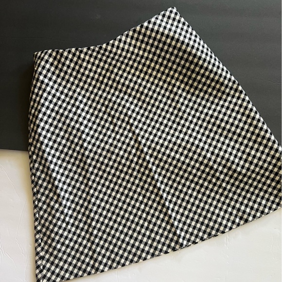 Karen Kane Black and White Checked Mini Skirt Size Medium A-line - Picture 14 of 16